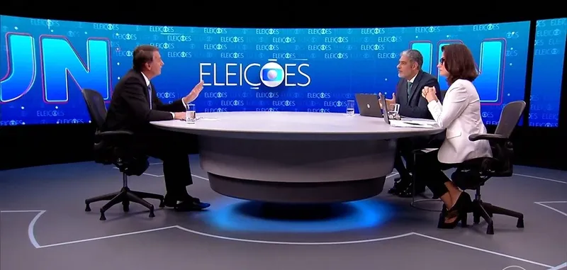 Imagem ilustrativa da imagem EM SABATINA NO JORNAL NACIONAL, BOLSONARO EXALTA POLÍTICA ECONÔMICA