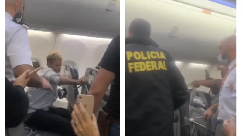 Imagem ilustrativa da imagem PASSAGEIRO PROMOVE CONFUSÃO E QUEBRA-QUEBRA EM VOO DA GOL DE SP A PE