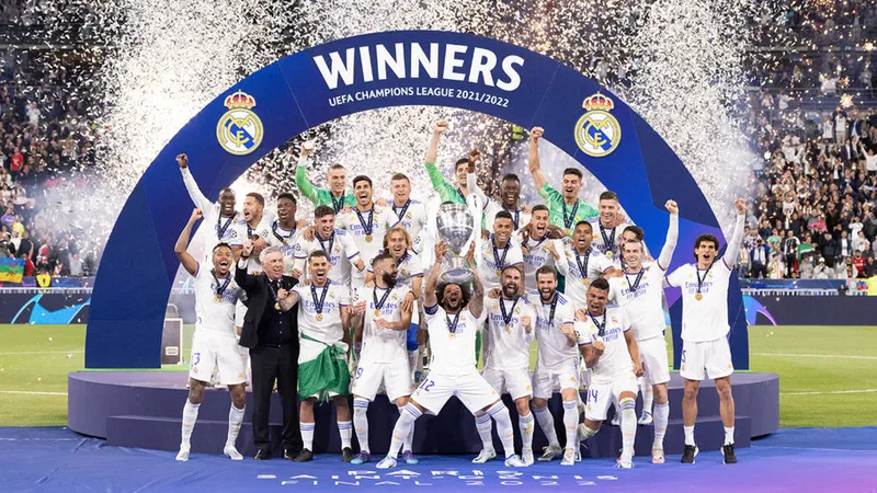 Real Madrid é o atual campeão da Liga dos Campeões e está no Grupo F da competição
