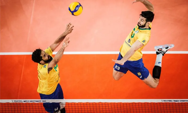 Seleção Brasileira venceu o Catar e continua 100% no Mundial de vôlei masculino