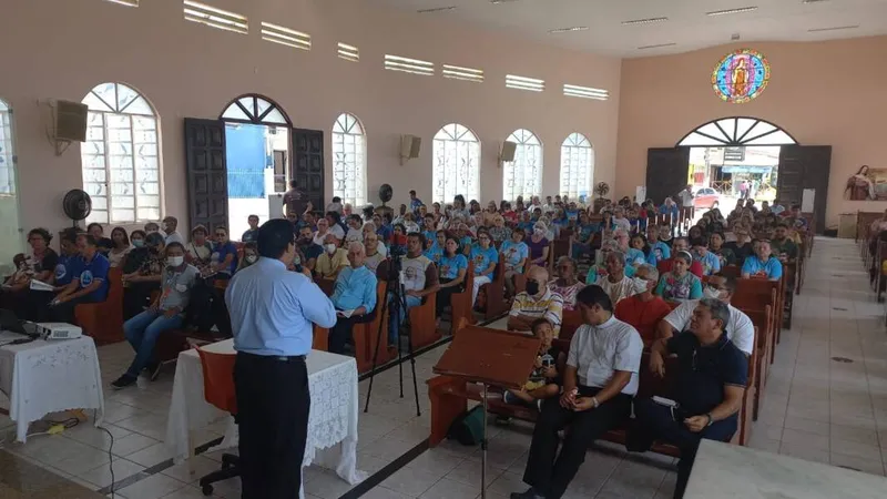 Fiéis compareceram à abertura da Campanha na Paróquia São João Evangelista, no Henrique Equelman, em Maceió