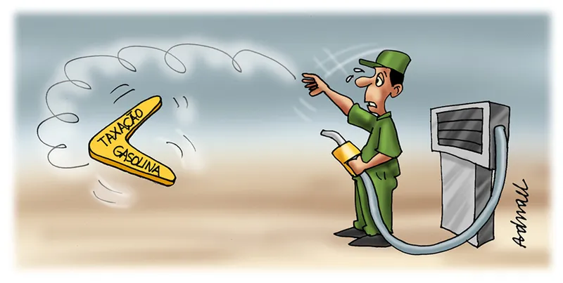 Imagem ilustrativa da imagem Charge de Adnael Silva - 02/03/2023