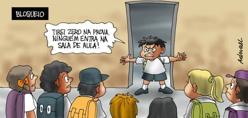 Imagem ilustrativa da imagem Charge de Adnael Silva - 03/11/2022