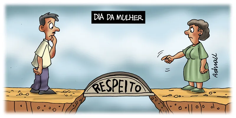 Imagem ilustrativa da imagem Charge de Adnael Silva - 08/03/2023