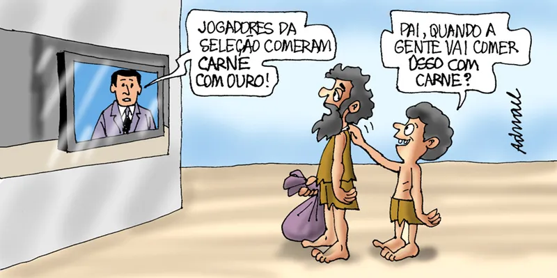 Imagem ilustrativa da imagem Charge de Adnael Silva - 08/12/2022