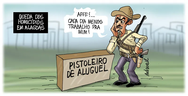 Imagem ilustrativa da imagem Charge de Adnael Silva - 09/02/2023