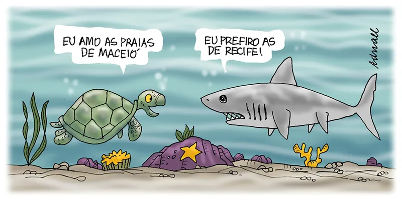 Imagem ilustrativa da imagem Charge de Adnael Silva - 09/03/2023