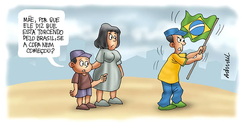 Imagem ilustrativa da imagem Charge de Adnael Silva - 09/11/2022