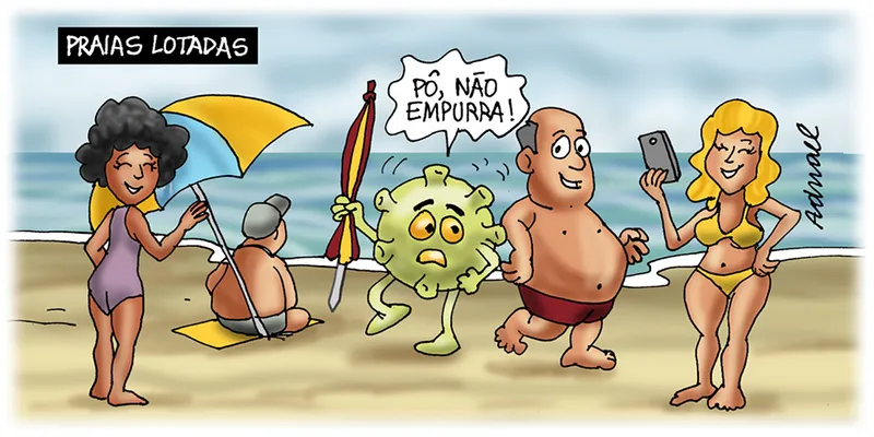 Imagem ilustrativa da imagem Charge de Adnael Silva - 10/01/2023