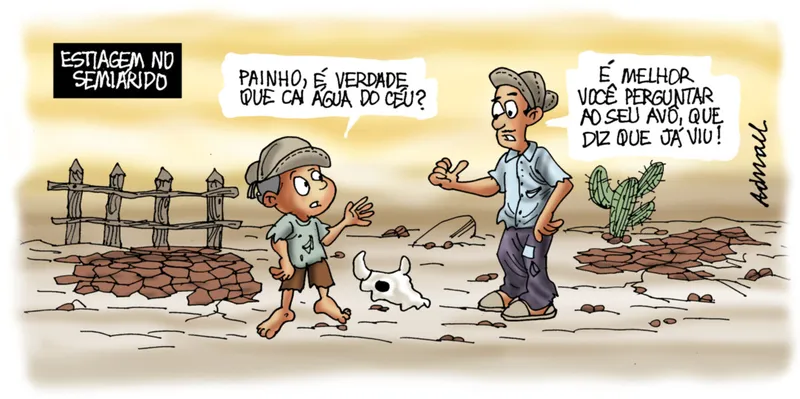 Imagem ilustrativa da imagem Charge de Adnael Silva - 11 e 12/03/2023