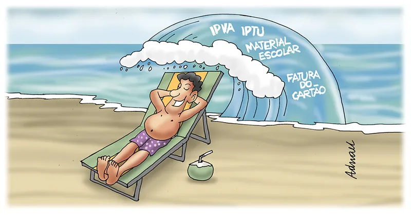 Imagem ilustrativa da imagem Charge de Adnael Silva - 11/01/2023