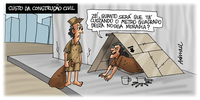 Imagem ilustrativa da imagem Charge de Adnael Silva - 12/01/2023