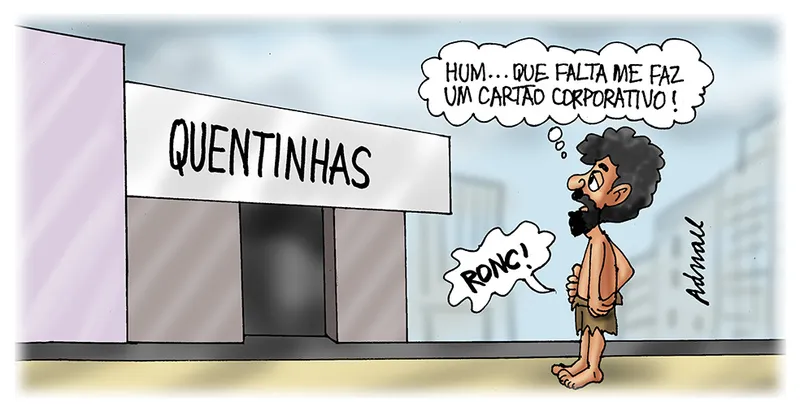 Imagem ilustrativa da imagem Charge de Adnael Silva - 13/01/2023