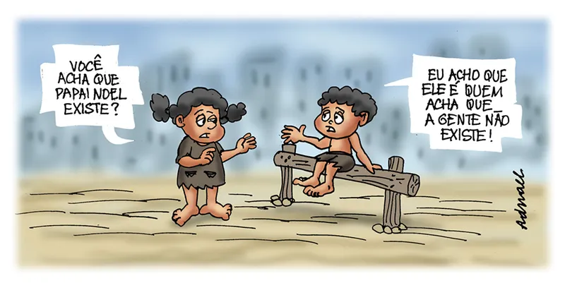 Imagem ilustrativa da imagem Charge de Adnael Silva - 13/12/2022