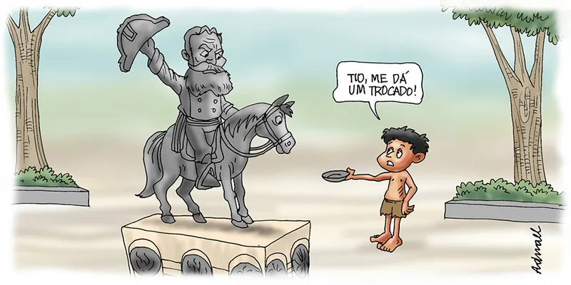 Imagem ilustrativa da imagem Charge de Adnael Silva - 15/11/2022