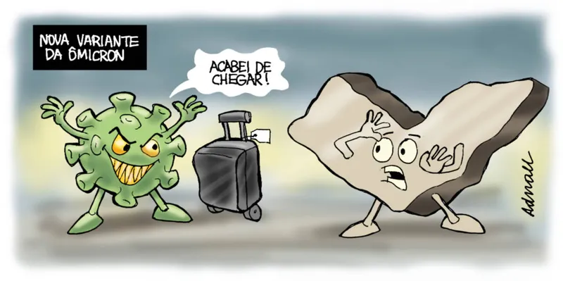 Imagem ilustrativa da imagem Charge de Adnael Silva - 16/11/2022