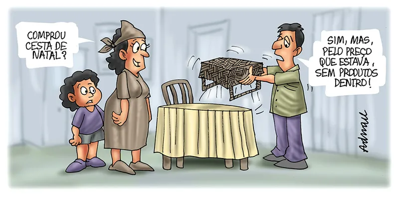 Imagem ilustrativa da imagem Charge de Adnael Silva - 16/12/2022