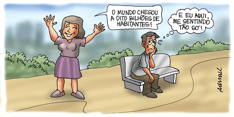 Imagem ilustrativa da imagem Charge de Adnael Silva - 17/11/2022