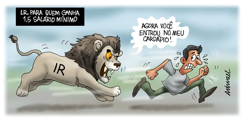 Imagem ilustrativa da imagem Charge de Adnael Silva - 18/01/2023