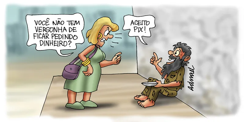 Imagem ilustrativa da imagem Charge de Adnael Silva - 18/11/2022