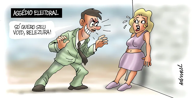 Imagem ilustrativa da imagem Charge de Adnael Silva - 21/10/2022