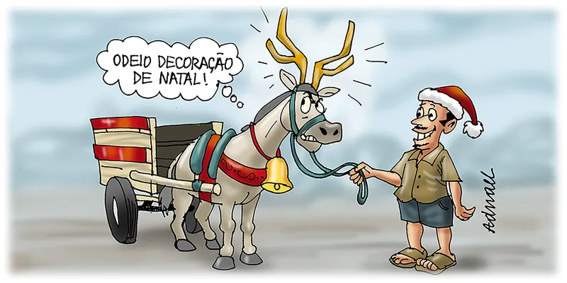 Imagem ilustrativa da imagem Charge de Adnael Silva - 21/12/2022
