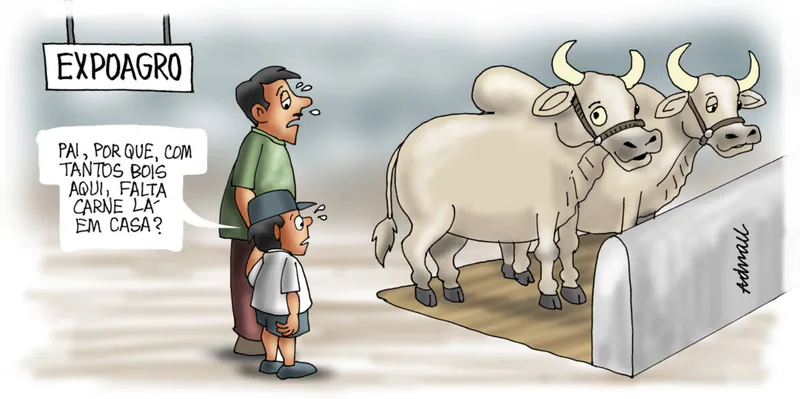 Imagem ilustrativa da imagem Charge de Adnael Silva - 22 e 23/10/2022