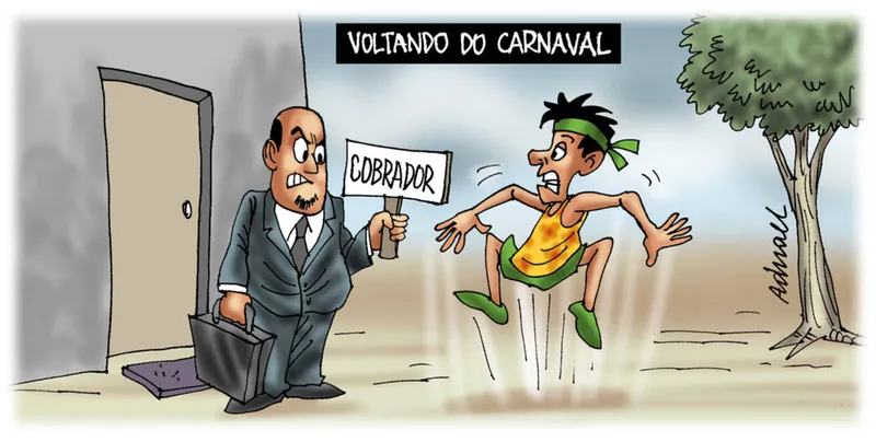 Imagem ilustrativa da imagem Charge de Adnael Silva - 22/02/2023