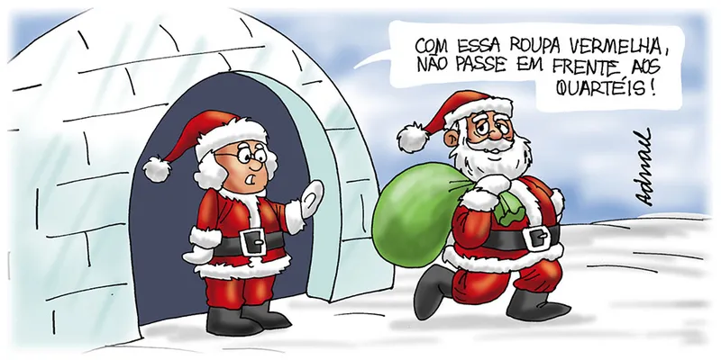 Imagem ilustrativa da imagem Charge de Adnael Silva - 22/12/2022