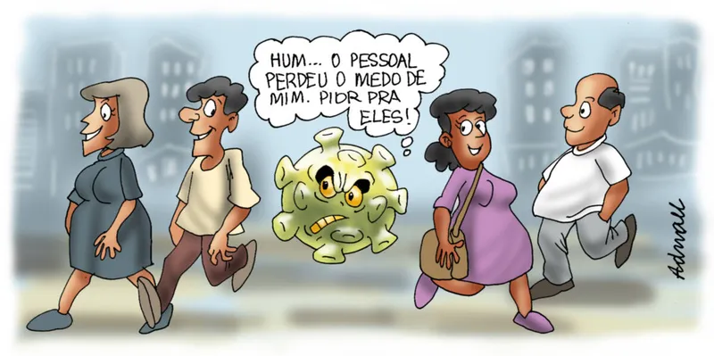 Imagem ilustrativa da imagem Charge de Adnael Silva - 26 e 27/11/2022