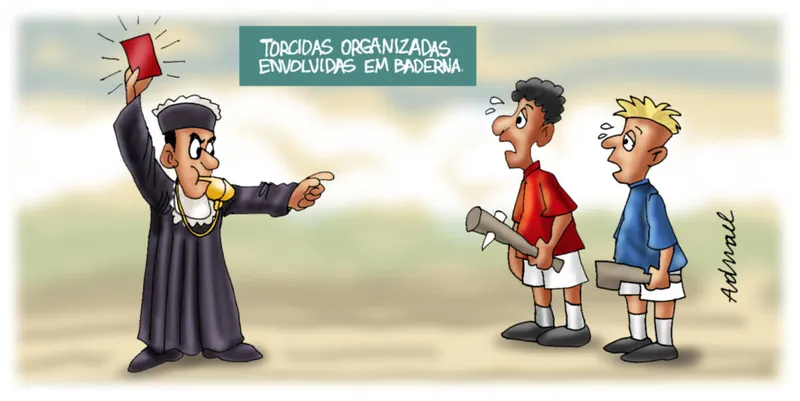 Imagem ilustrativa da imagem Charge de Adnael Silva - 28 e 29/01/2023