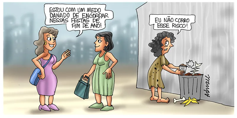 Imagem ilustrativa da imagem Charge de Adnael Silva - 28/12/2022