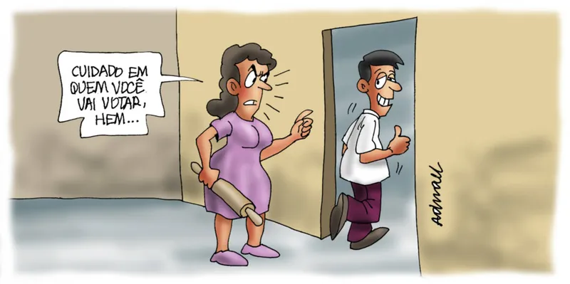 Imagem ilustrativa da imagem Charge de Adnael Silva - 29 e 30/10/2022