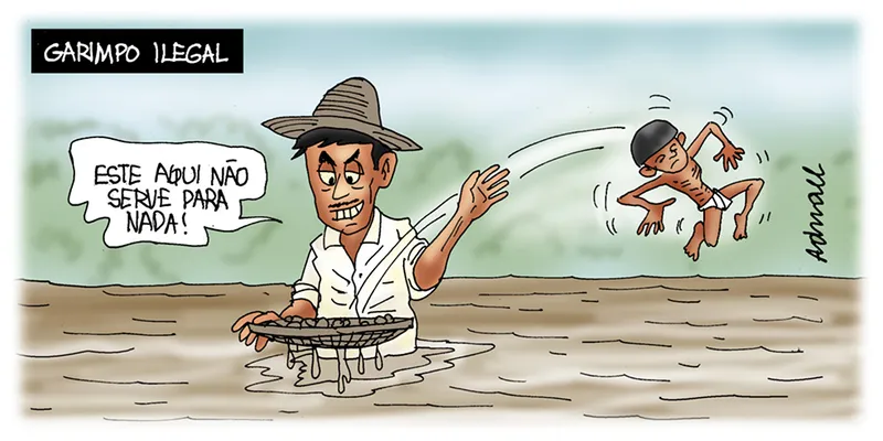Imagem ilustrativa da imagem Charge de Adnael Silva - 31/01/2023