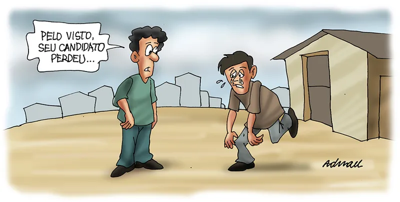Imagem ilustrativa da imagem Charge de Adnael Silva - 31/10/2022