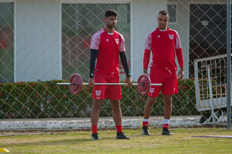 Jogadores do Galo ainda fizeram um último trabalho no Ninho do Galo antes de entrarem em recesso