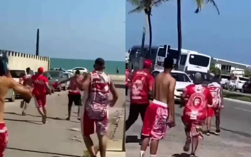 No último domingo (22), Comando Alvirrubro e Mancha Azul se envolveram em brigas pela capital alagoana