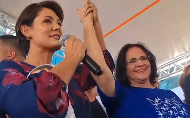 Imagem ilustrativa da imagem MICHELLE BOLSONARO E DAMARES VÊM A MACEIÓ PARA ATO RELIGIOSO