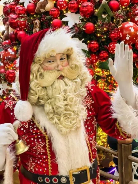 Papai Noel faz parte da tradição natalina e é presença obrigatória nas festas de fim de ano