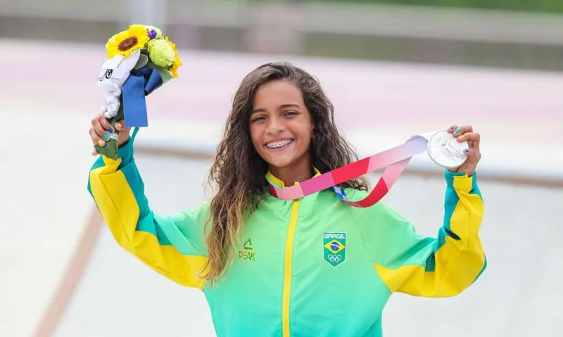 Rayssa Leal vai concorrer à premiação de melhor atleta de ação, ao lado do também brasileiro Filipe Toledo