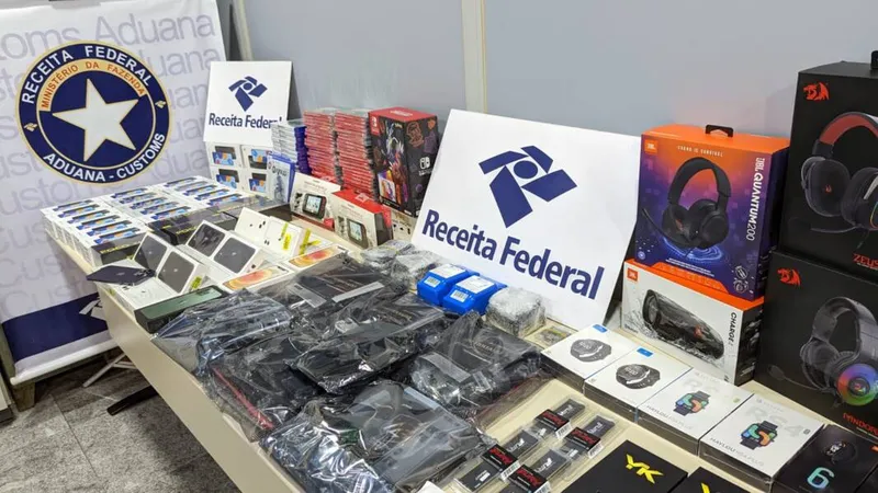 Imagem ilustrativa da imagem Receita combate comércio de produtos contrabandeados