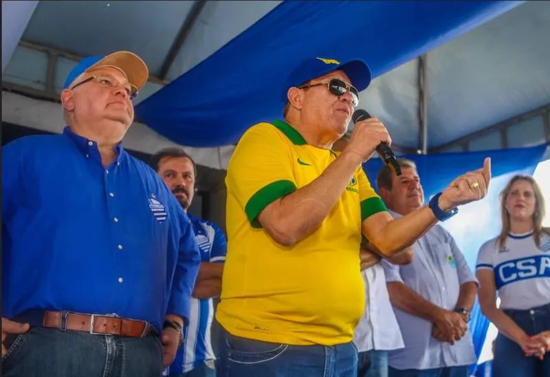 Omar Coêlho e Rafael Tenório, presidentes executivo e deliberativo do CSA, respectivamente, vivem trocando farpas