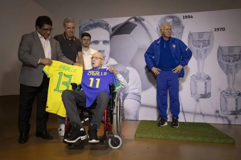 Evento que homenageou o alagoano Zagallo contou com a presença do presidente da CBF e do técnico Tite