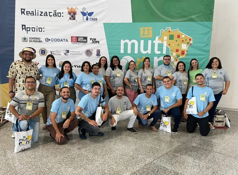 Representantes da Arquidiocese de Maceió e da Diocese de Palmeira participaram do 13º Muticom, em João Pessoa