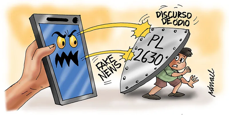 Imagem ilustrativa da imagem Charge de Adnael Silva - 03/05/2023