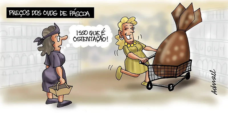 Imagem ilustrativa da imagem Charge de Adnael Silva - 04/04/2023