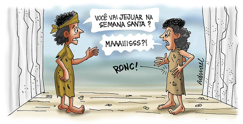 Imagem ilustrativa da imagem Charge de Adnael Silva - 05/04/2023