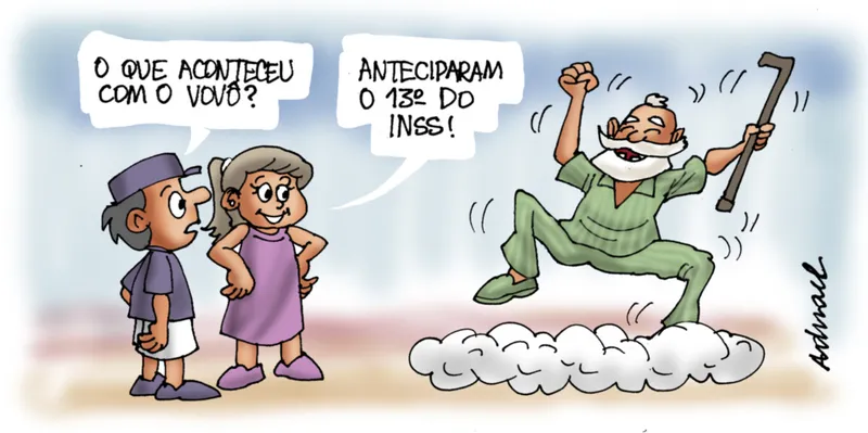 Imagem ilustrativa da imagem Charge de Adnael Silva - 06 e 07/05/2023