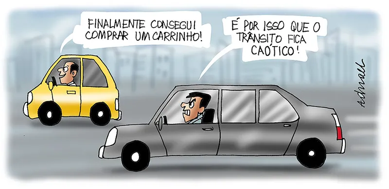 Imagem ilustrativa da imagem Charge de Adnael Silva - 06/07/2023