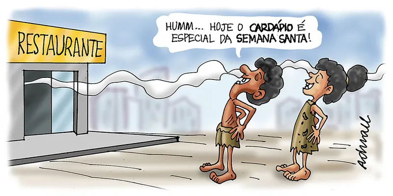 Imagem ilustrativa da imagem Charge de Adnael Silva - 07/04/2023